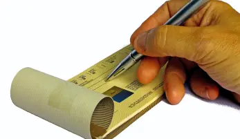 cheque