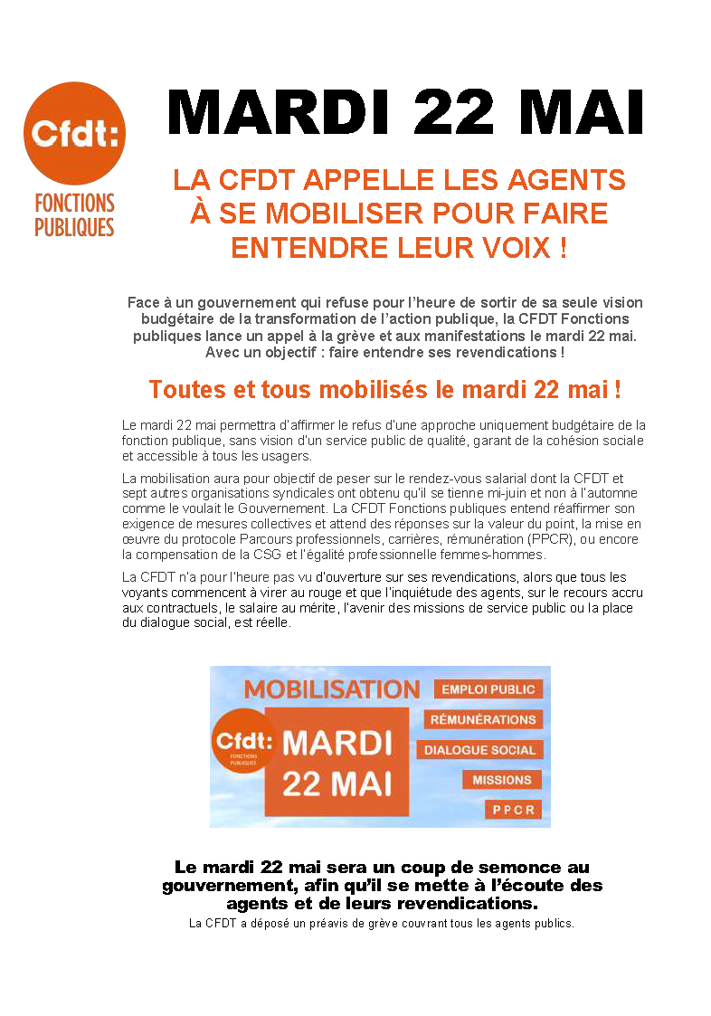 Tract Uffa-CFDT 22 mai